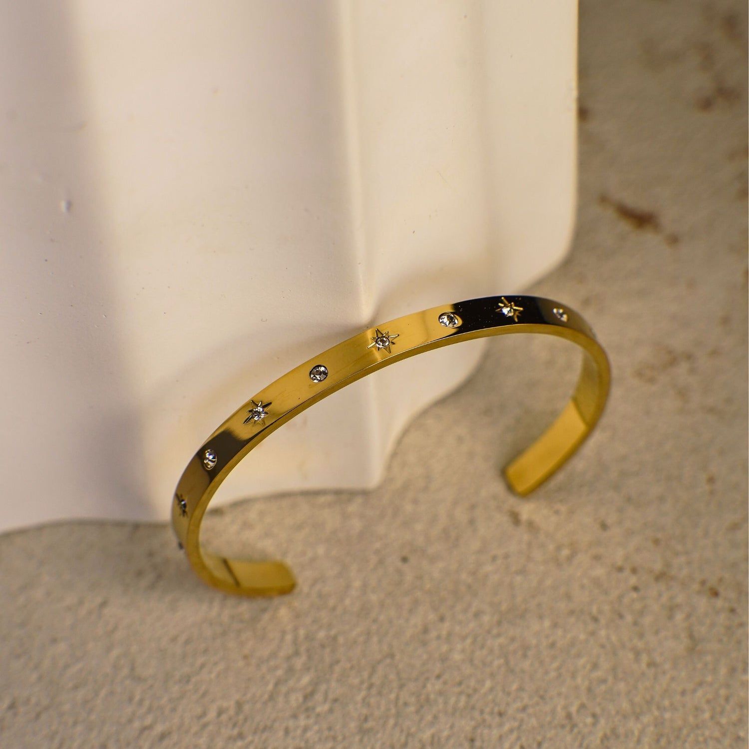 Celeste Star Cuff Bangle