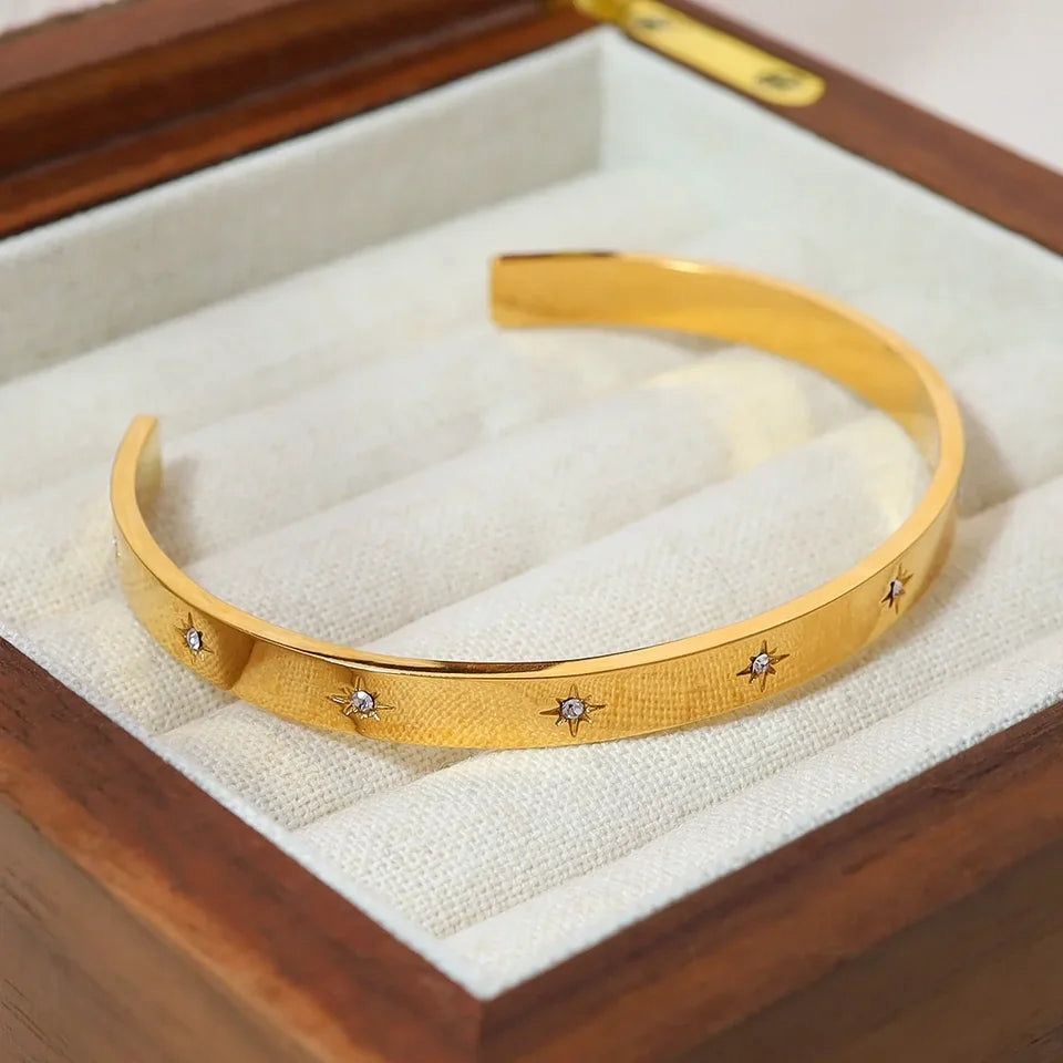 Celeste Star Cuff Bangle - Image 2